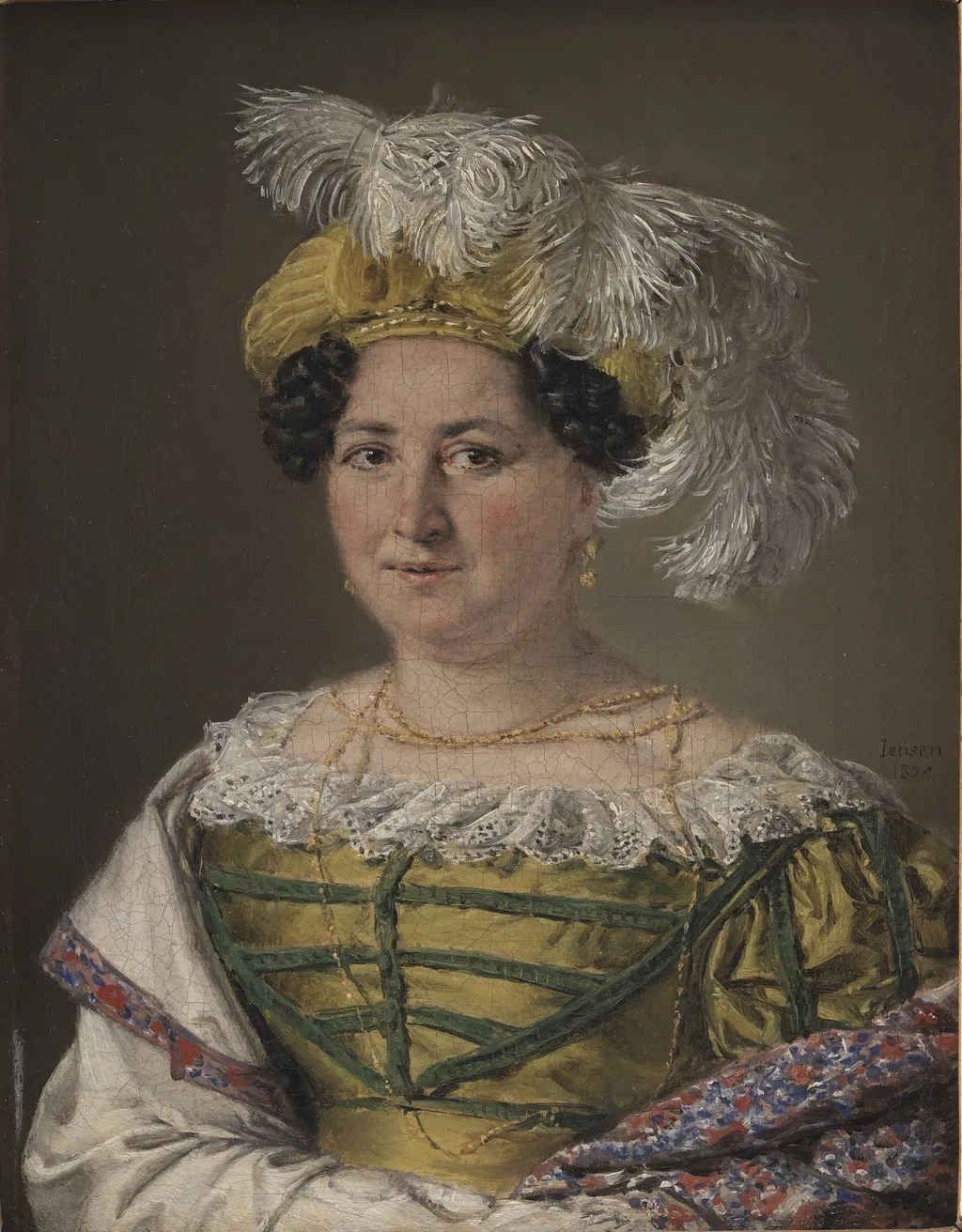 Portrait of Mrs. Pauline Hagen, by Unknown, unspecified, 1825