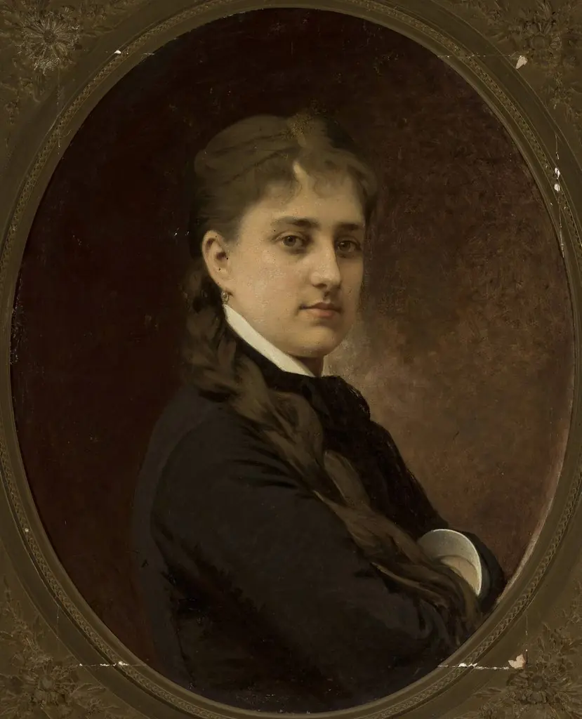Portrait of Mrs. Śmiarowska, by Unknown