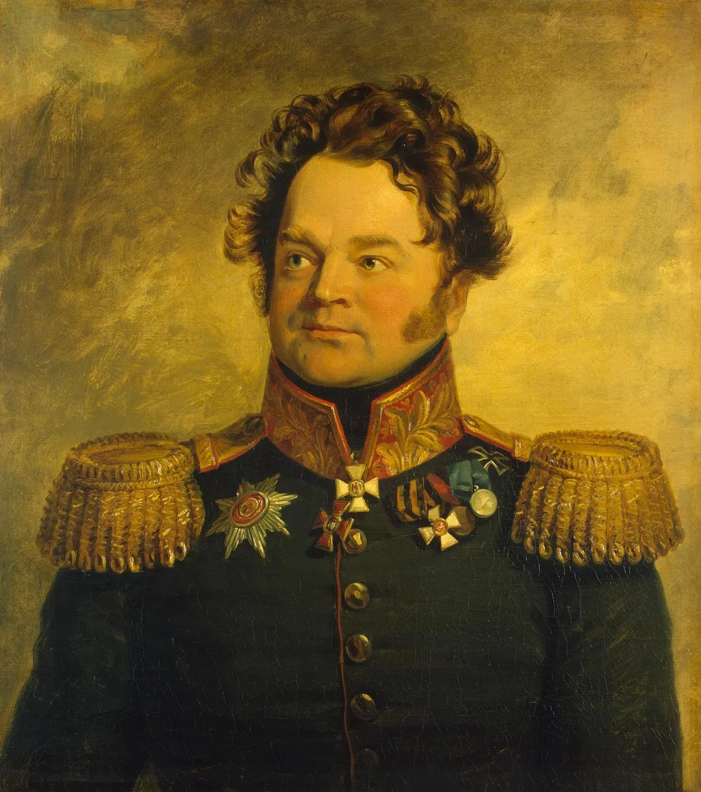 Portrait of Nikanor M. Svechin (1772-1849), by Unknown, oil, 1822