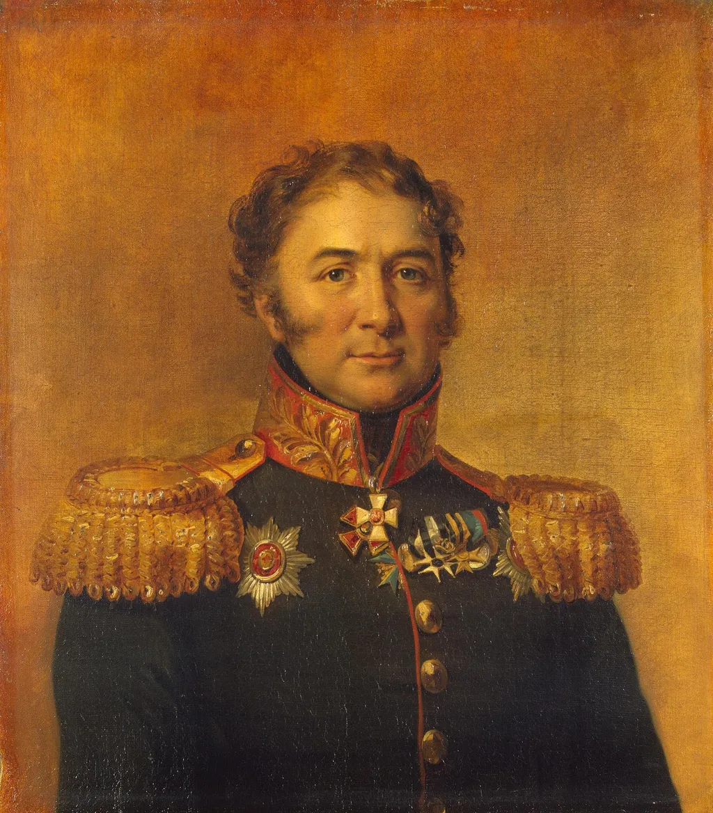 Portrait of Nikolai V. Dekhteryov (1775-1831), by Unknown, oil, 1822