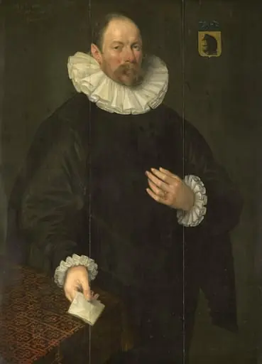 Portrait of Paulus Cornelisz van Beresteyn (1548-1625), Burgomaster of Delft, by Unknown