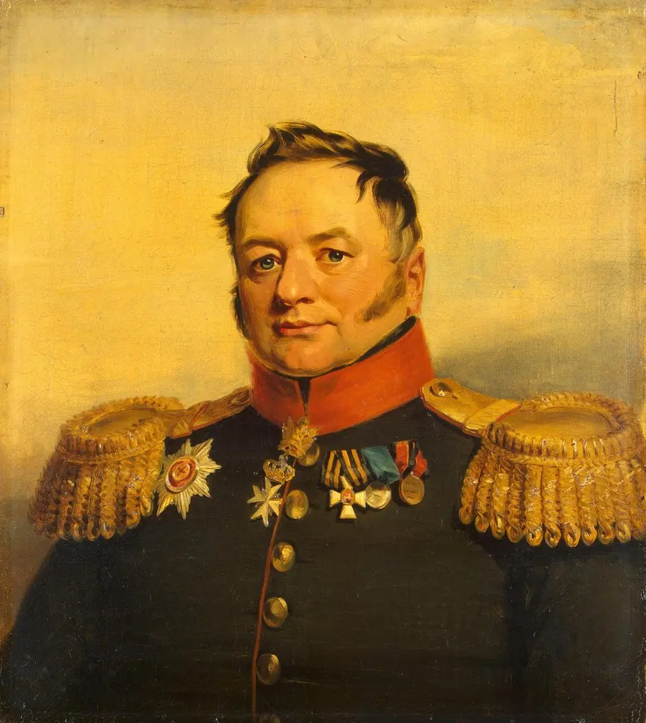 Portrait of Pavel A. Tuchkov (1775/76-1858) (3rd), by Unknown