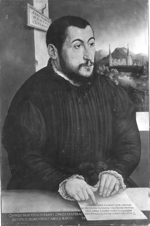 Portrait of Peter Canisius, by Unknown, oil, 1546