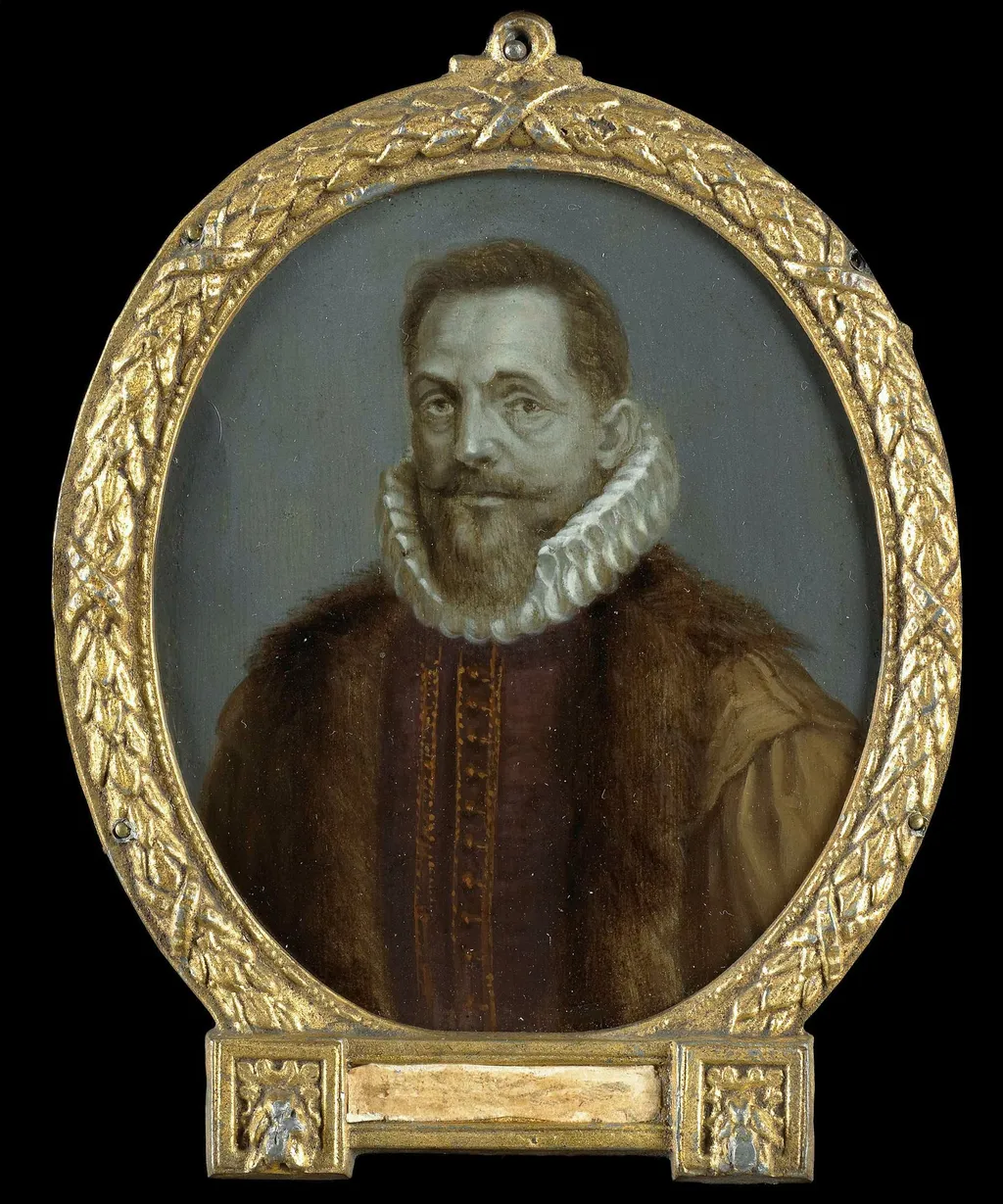 Portrait of Petrus Bertius, Professor at Leiden, by Unknown, unspecified, 1716