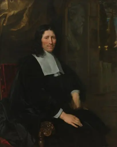 Portrait of Pieter de la Court, by Unknown, 1667