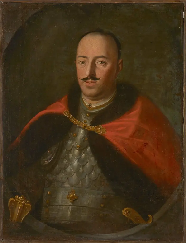 Portrait of Piotr Dembiński, Nieczuja coat of arms (1660–1734), Castellan of Biecz, by Unknown, 1693