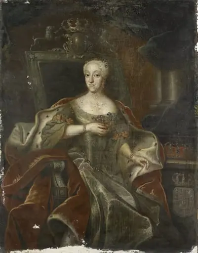 Portrait of Princess Charlotte Amalie, Daughter of Frederick IV, King of Denmark, by Unknown