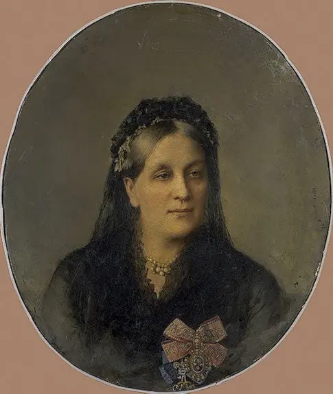 Portrait of Princess M. Dolgorukaya, by Unknown