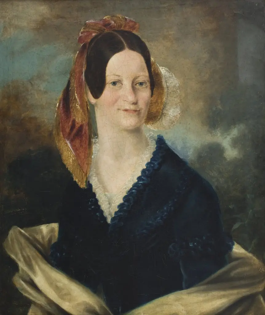 Portrait of Pristella Krasuska née Abraniecka, by Unknown