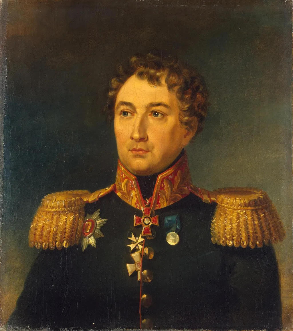 Portrait of Pyotr M. Kolyubakin (1763 - after 1849), by Unknown, oil, 1823