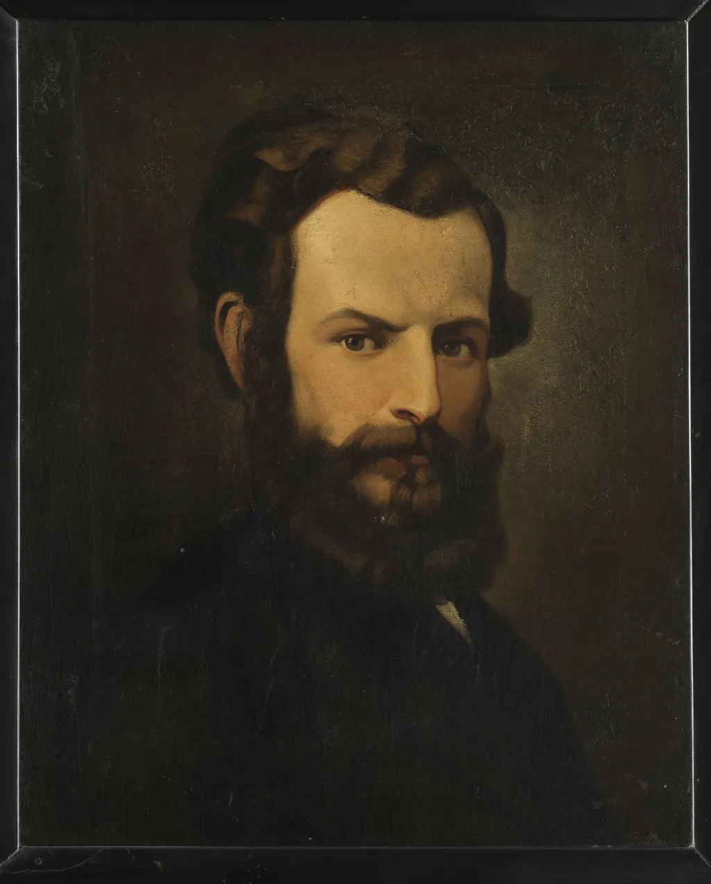 Portrait of Rafał Krajewski, member of the National Government in 1863, by Unknown, oil, 1866