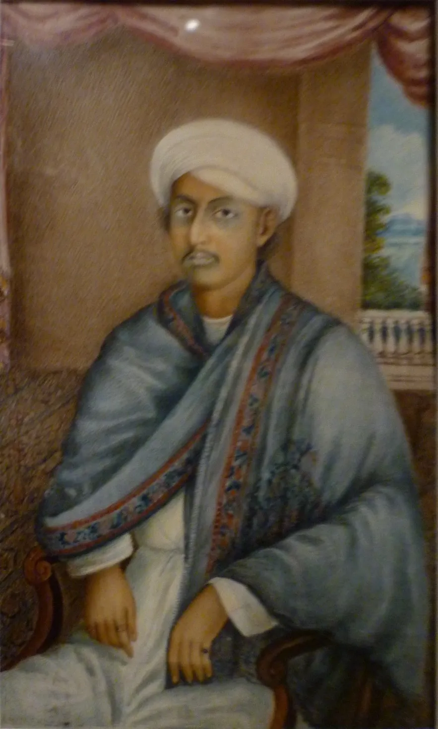 Portrait of Rajinder Dutt, by Unknown, watercolor, 1850