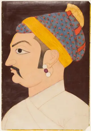 Portrait of Rao Shiv Singh Chandrawat, by Unknown, 1720