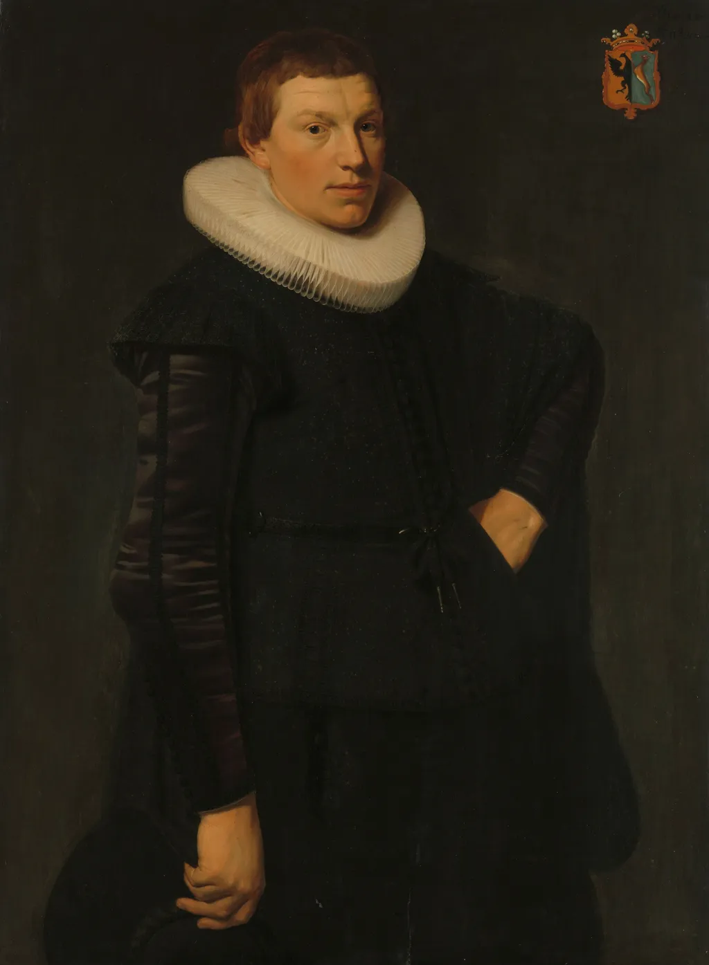 Portrait of Reijnier Ottsz Hinlopen (1608/09-1653), by Unknown, oil, 1631