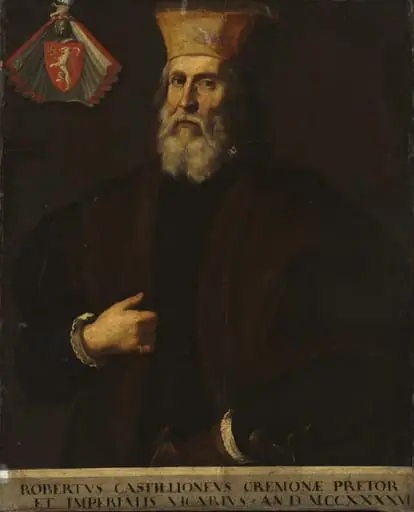 Portrait of Roberto Castiglione, by Unknown
