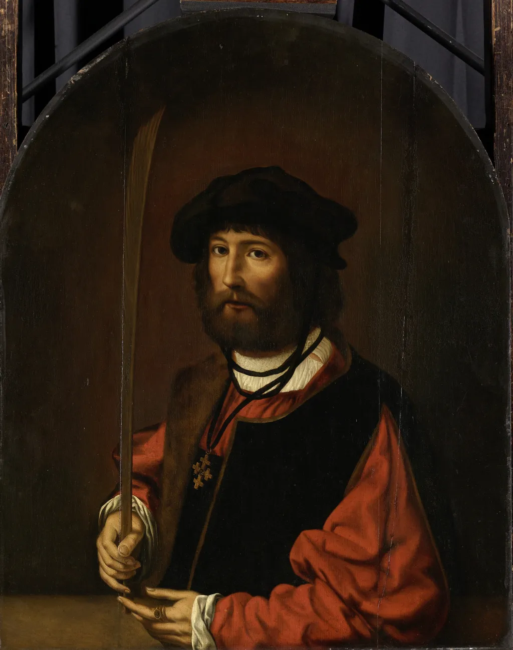 Portrait of Ruben Parduyn, knight of the Holy Sepulchre, by Unknown, oil, 1644