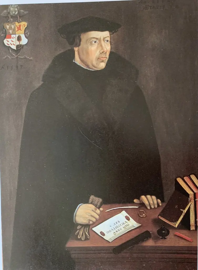Portrait of Servaes Pietersz. Fabri, by Unknown, 1552