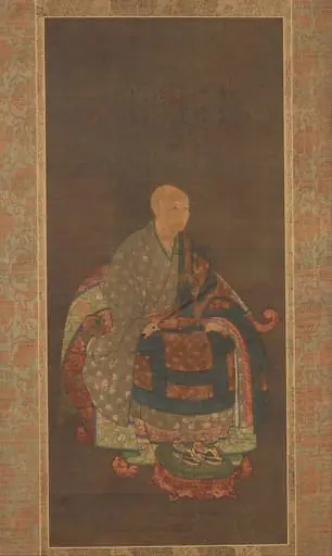 春屋妙葩像 自賛|Portrait of Shun'oku Myōha, by Unknown, 1383