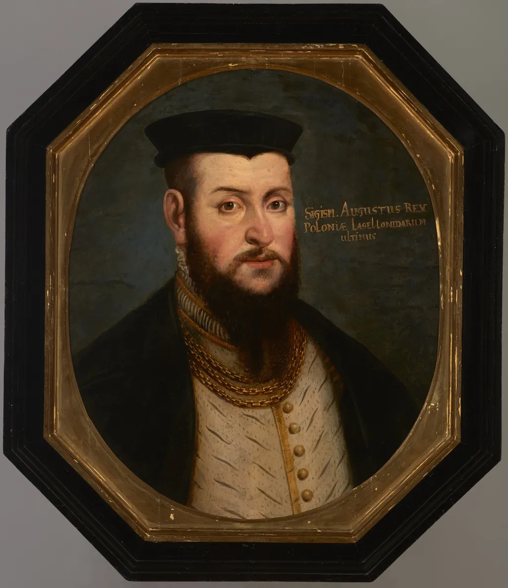 Portrait of Sigismund Augustus (1520–1572), King of Poland, by Unknown, oil, 1650