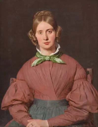 Portrait of Susanne Cecilie Købke, née Købke, the Artist´s Wife, by Unknown
