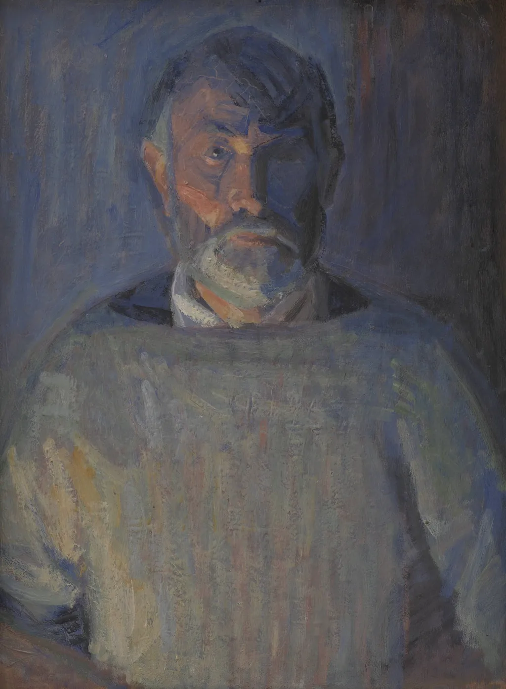 Portrait of the Artist. Lamplight, by Unknown, unspecified, 1919