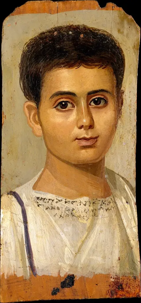 Portrait of the Boy Eutyches, by Unknown