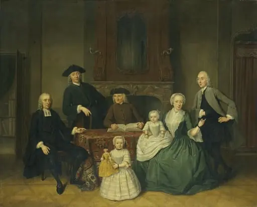 Portrait of the Brak Family, Amsterdam Mennonites, by Unknown