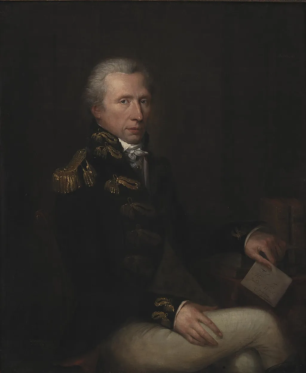 Portrait of the Collector Consul Hans West, by Unknown, unspecified, 1804