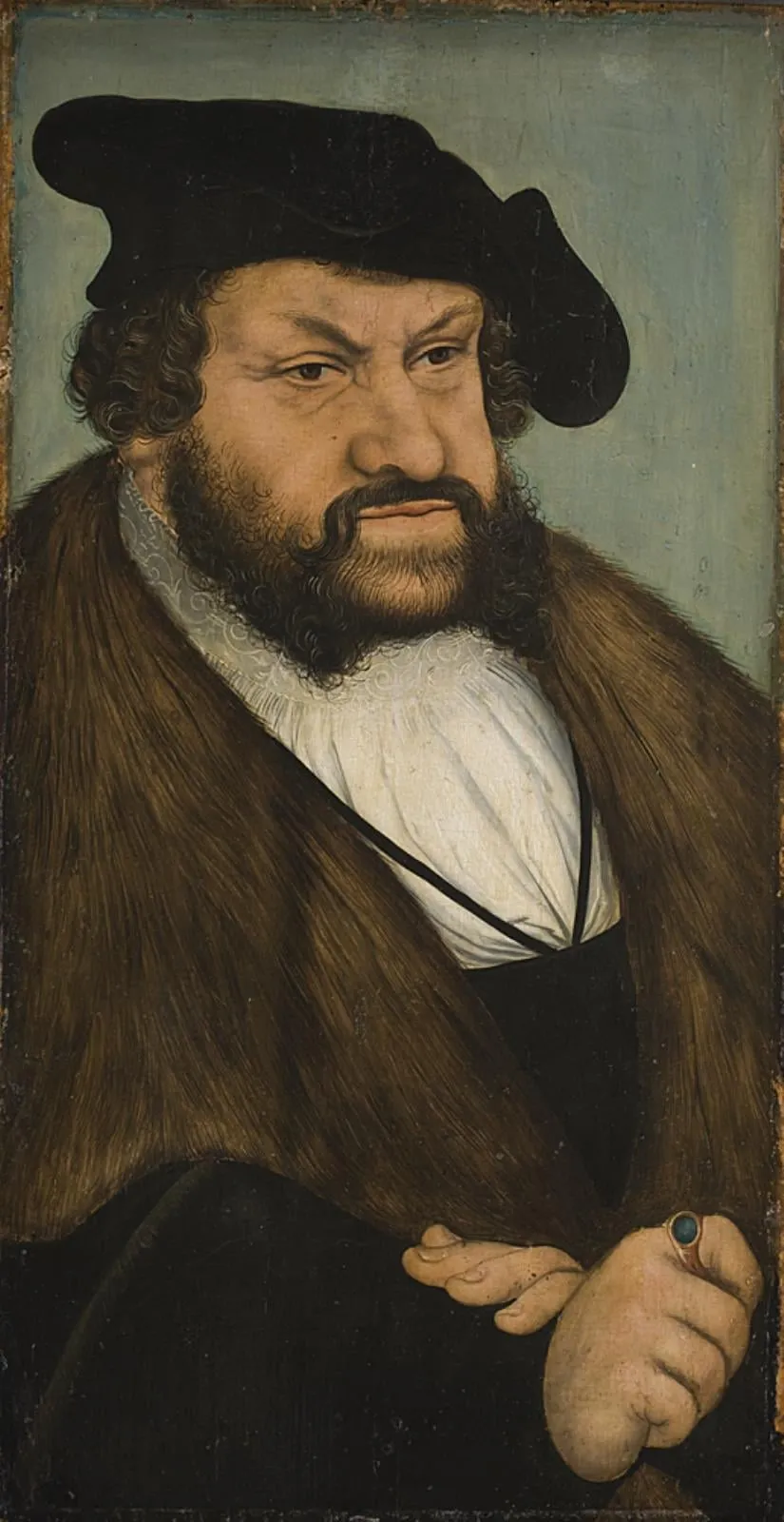 Portrait of the Elector John the Steadfast of Saxony (1468-1532), by Unknown, unspecified, 1532