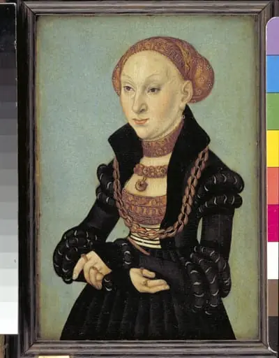 Portrait of the Electress Sibyl of Saxony (1510-1569), by Unknown