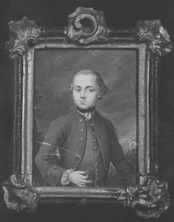 Portrait of the Father of Emilius Nicolai Scherr, by Unknown