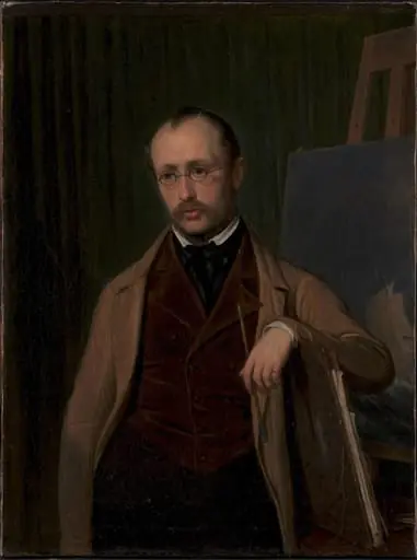 Portrait of the Marine Painter, by Unknown