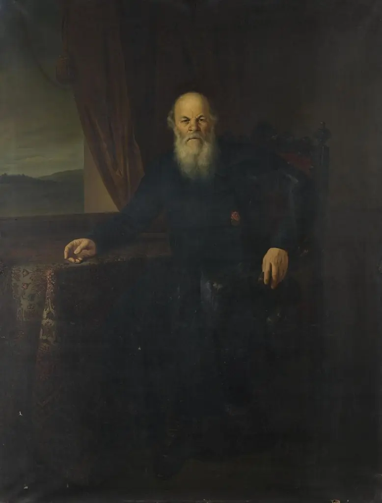 Portrait of the Merchant F.G. Gromov, by Unknown
