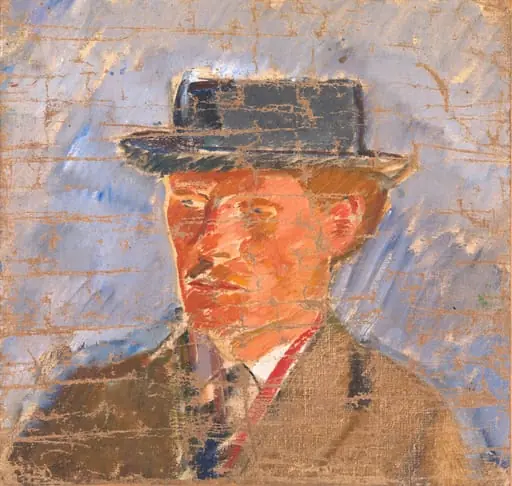 Portrait of the Painter Edvard Weie, by Unknown