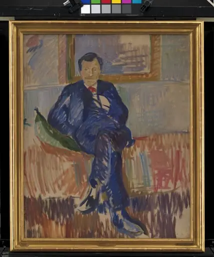 Portrait of the Painter Karl Schou, by Unknown