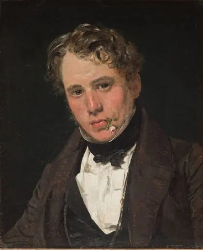 Portrait of the Painter Wilhelm Marstrand, by Unknown