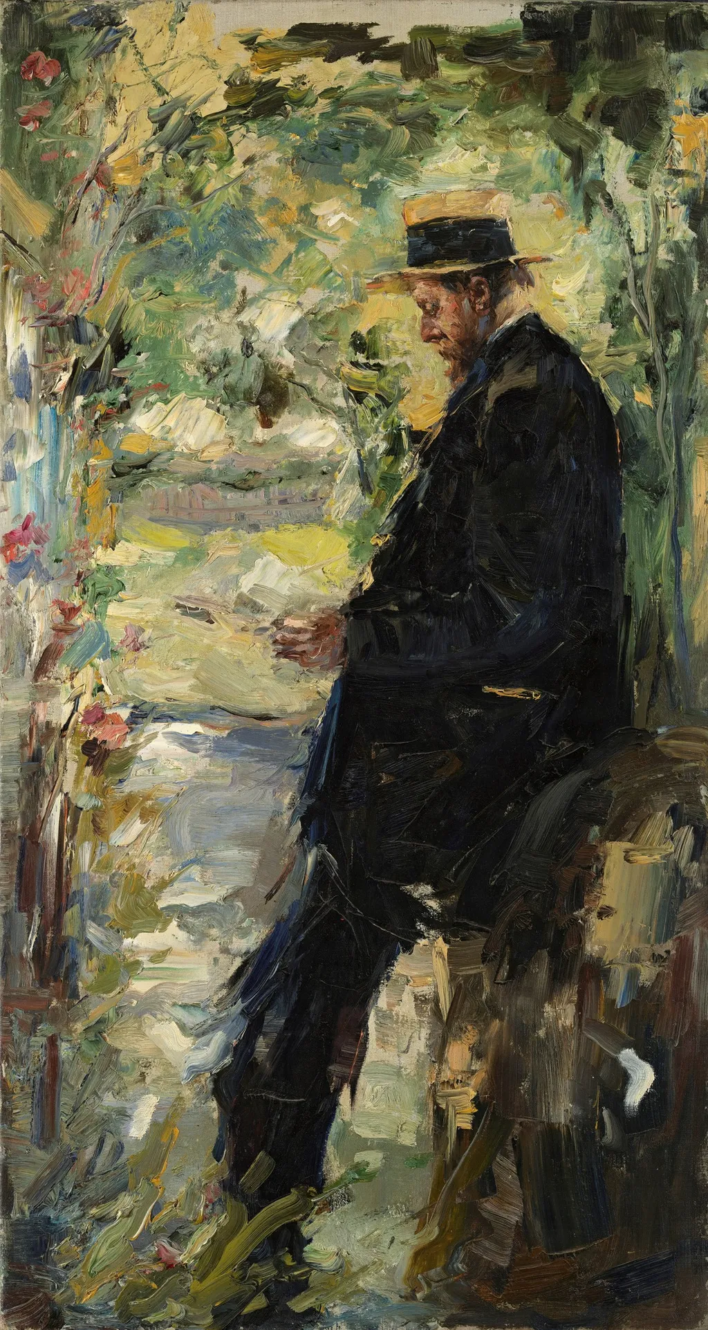 Portrait of the Veterinarian Reindl, by Unknown, oil, 1905