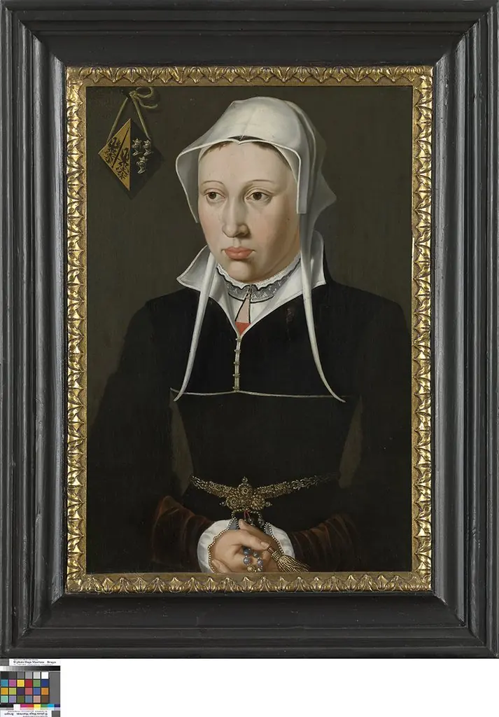Portrait of the wife of Jan de Fevere, by Unknown, 1540