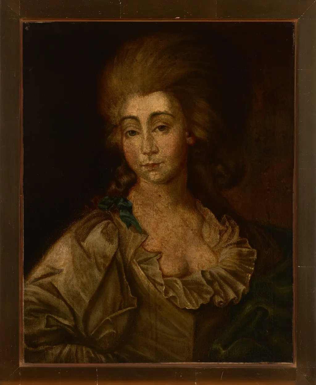 Portrait of Urszula Mniszchech née Zamoyska (1750–1808), wife of Michał Jerzy Wandalin Mniszch, Grand Marshal of the Crown, by Unknown, oil, 1799