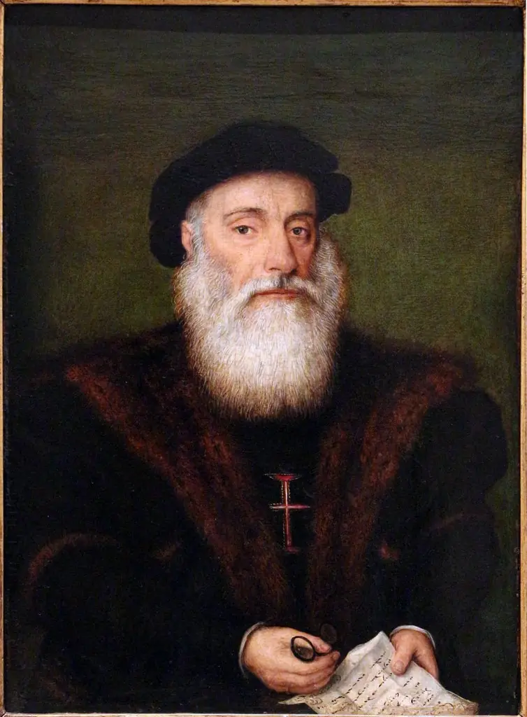 portrait of Vasco da Gama, by Unknown