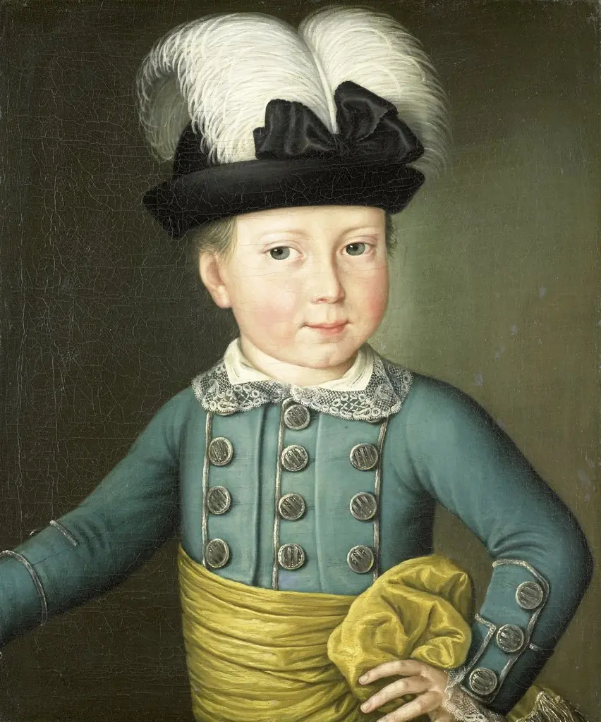 Portrait of William Frederick, Prince of Orange-Nassau, later King William I, as a Child, by Unknown