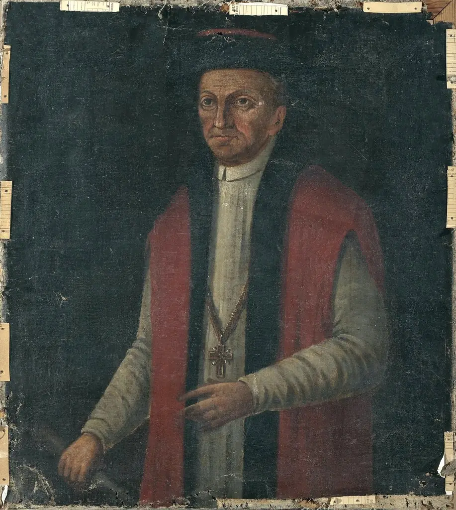 Portrait of Wojciech (Albert) I Radziwiłł (1476–1519), bishop of Lutsk and Vilnius, nicknamed “Jałmużnik” [Almoner], by Unknown