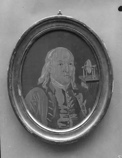 Portrait Panel of Benjamin Franklin, by Unknown