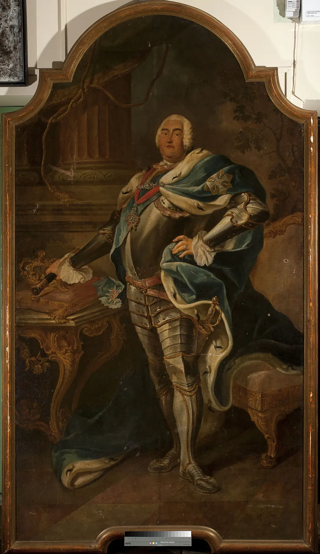 Porträt Augusts III. (1696-1763), König von Polen, by Unknown, oil, 1756