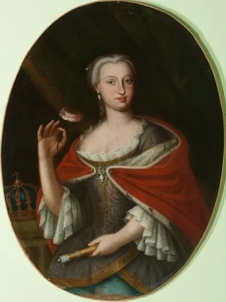 Porträt der Maria Amalia von Sachsen (1724-1760), by Unknown