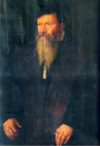 Portret de bărbat cu barbă, by Unknown