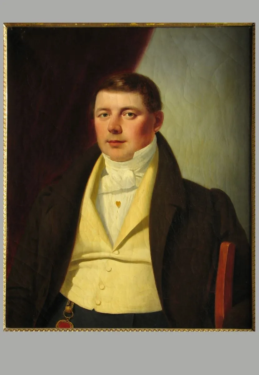 Portret de bărbat. Pandant: Portret de femeie, by Unknown, unspecified, 1831