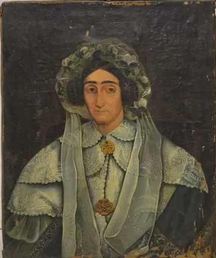 Portret de femeie, by Unknown
