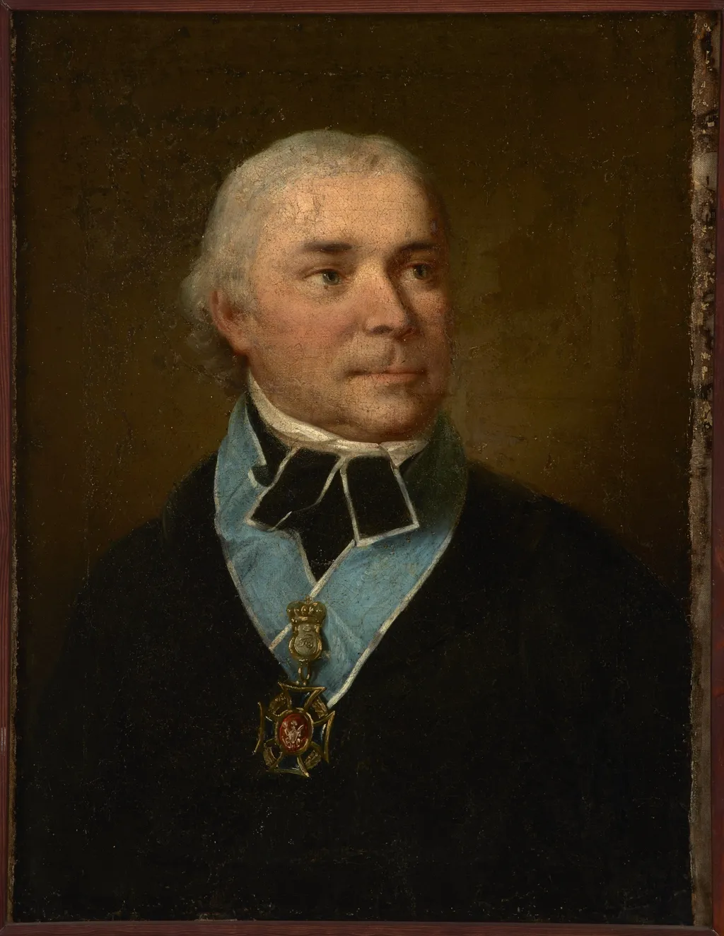 Portret Jana Kantego Wodzickiego (ok. 1740-1821), kanonika krakowskiego i prezydenta Trybunału Koronnego, by Unknown, oil, 1814