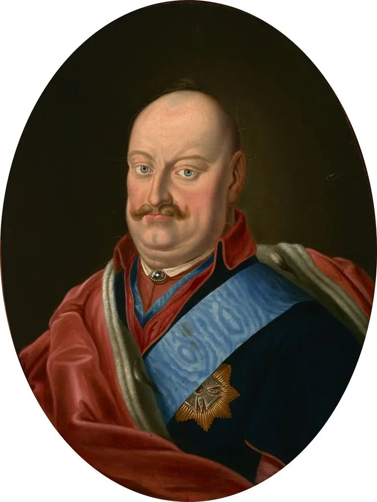 Portret Karola Radziwiłła "Panie Kochanku", wojewody wileńskiego (1734-1790) (uproszczona kopia portretu wykonanego przez K. Aleksandrowicza), by Unknown